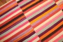 Colorful Striped Size Kilim No. r5891