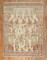 Autumn Color Antique Malayer Square Rug No. r5901