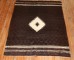 Turkish Black White Mohair Rug No. r5929