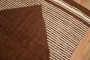 Brown Geometric Turkish Mohair Rug No. r5931