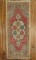 Pink Floral Turkish Rug Mat No. y1783