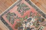 Floral Pink Turkish Mat Mini RUg No. y1849