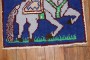 Blue Iodine Vintage Horse Scatter Rug No. y1856