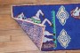 Blue Iodine Vintage Horse Scatter Rug No. y1856