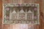 Vintage Turkish Pictorial Mosque Rug No. y1899