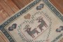 Mini Square Turkish Deer Rug No. y1915