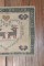 Mini Square Turkish Deer Rug No. y1915