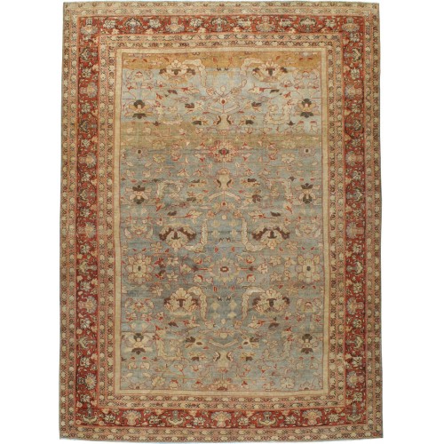 Antique Persian Sultanabad Mahal Rug No. 10259