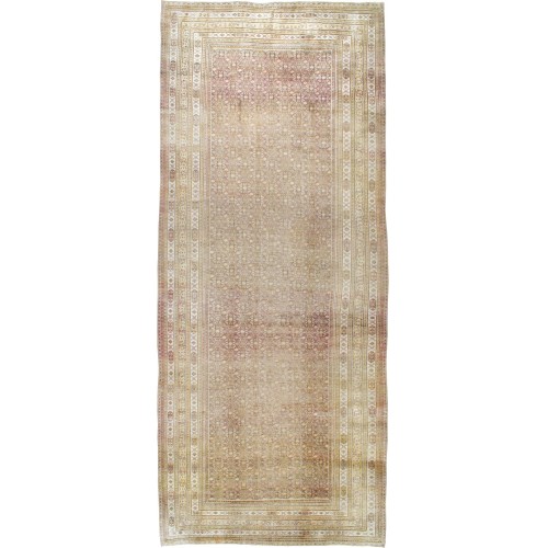 Brown Purple Persian Corridor Rug No. 10371