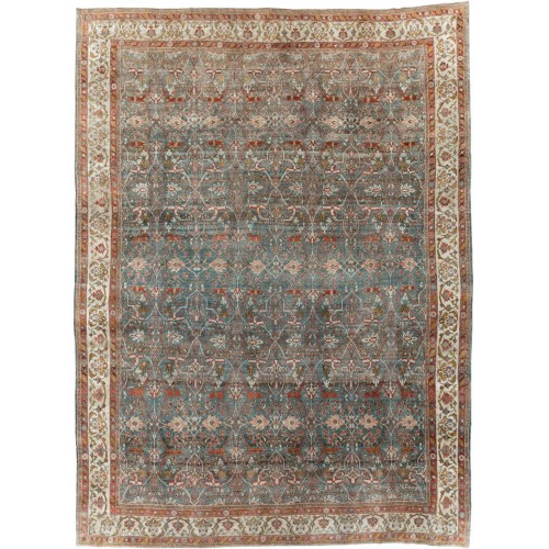 Antique Persian Bidjar Oversize Rug No. 10443