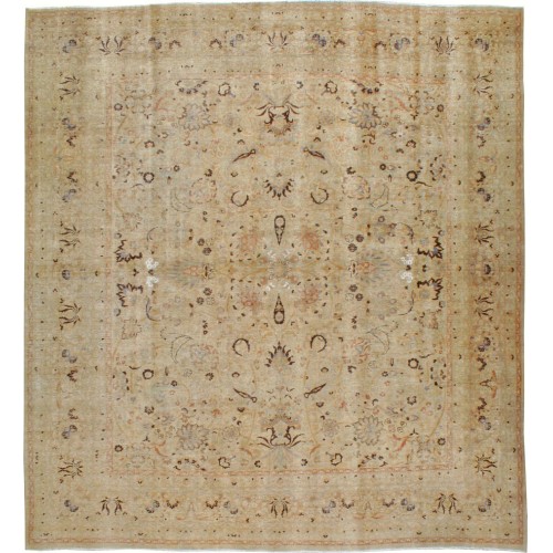 Antique Square Meshed Rug No. 10455