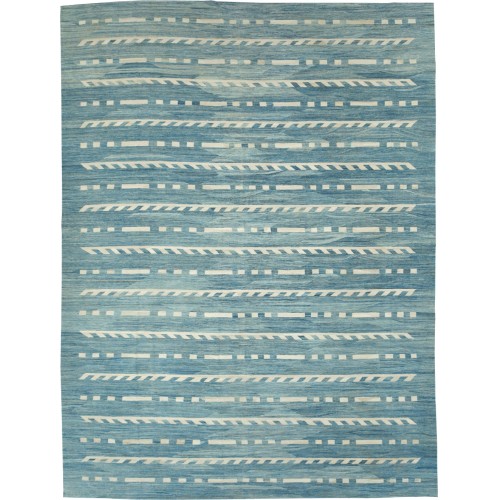 Oversize Blue Turkish Kilim No. 10529