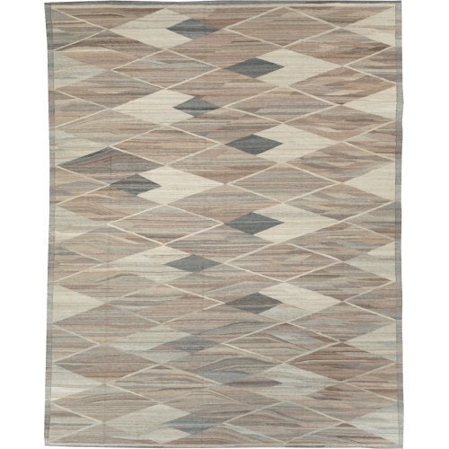 Large Scandinavian Inspired Turkish Kilim No. 10530