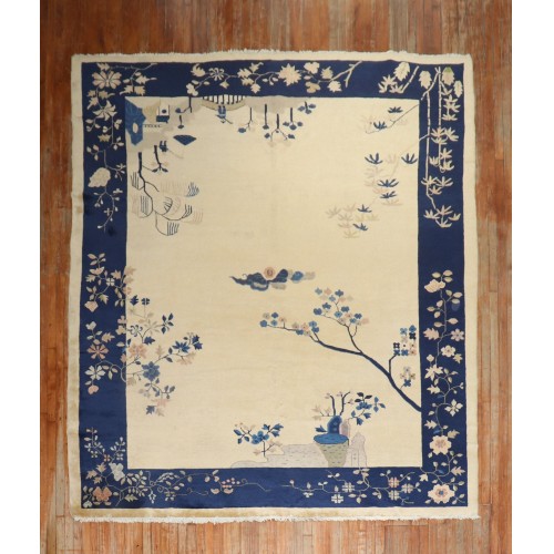 Antique Chinese Peking Rug No. 10534