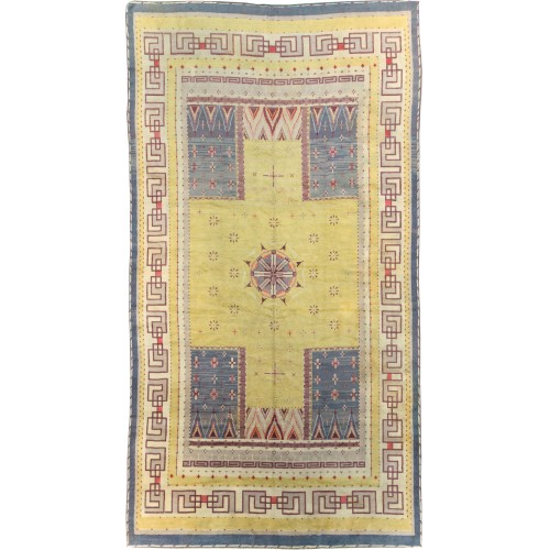 French Deco Modernist Large Rug No. 10610