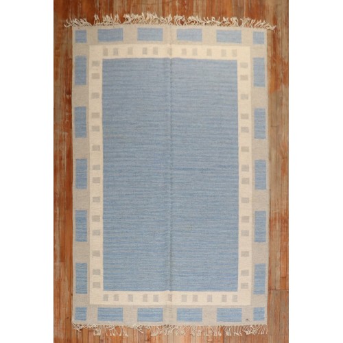 Vintage Swedish Kilim No. 10657