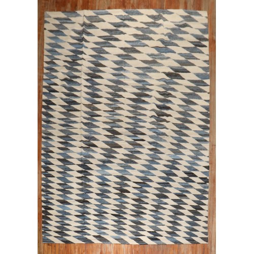 Dazzling Vintage Turkish Kilim No. 10667