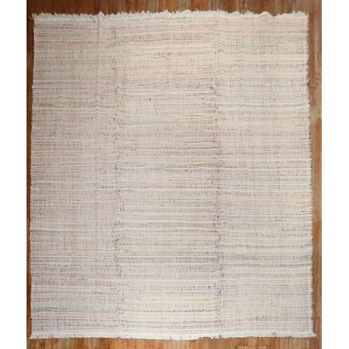 Turkish Kilim Vintage Inspired Rag Rug No. 10702