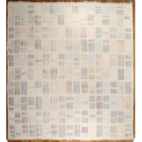 Oversize Swedish Inspired Turkish Kilim No. 10708