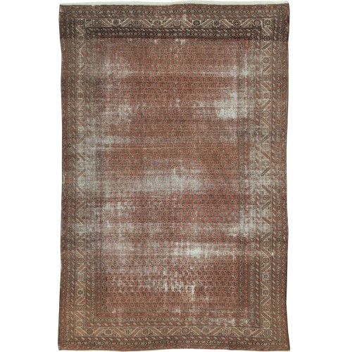 Worn Rustic Persian Rug No. 10714