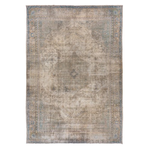 Oversize Vintage Worn Turkish Rug No. 10822