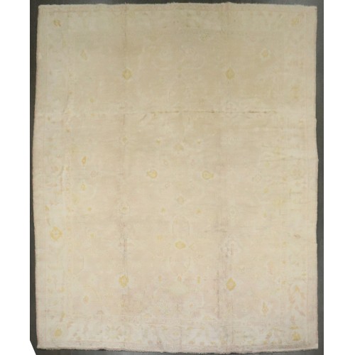 Pale Pink Antique Oushak Rug No. 10836