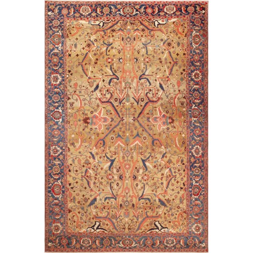 Magnificent Oversize Antique Persian Serapi No. 10841
