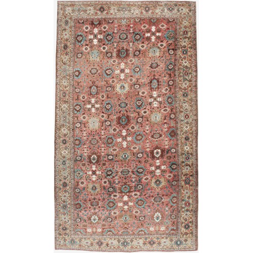 Oversize Antique Persian Heriz Rug No. 10844