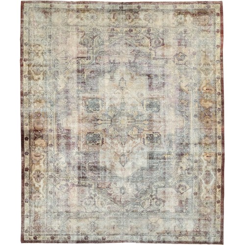 19th Century Antique Worn Agra No. 10866