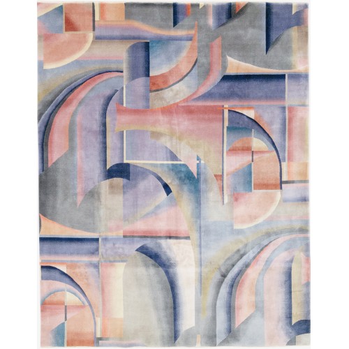 Vortex Three Dimensional Vintage Chinese Rug No. 10934