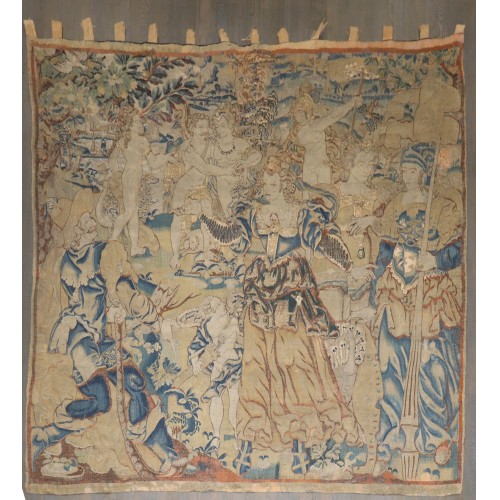 Mid 17th Century Baroque Mythological Figural Tapestry No. 10939