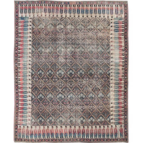 Early 19th Century Oversize Pictorial Persian Rug No. 10973