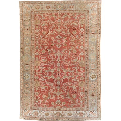 19th Century Persian Large Ziegler Sultanabad Rug No. 10974