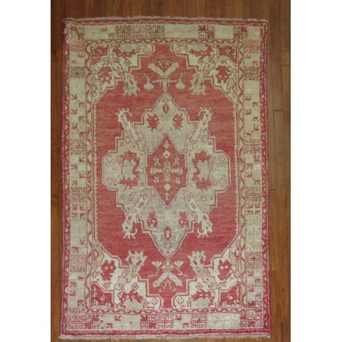 Antique Red Turkish Kula Rug No. 26897