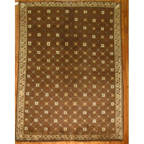 Brown Turkish Chocolate Kars Rug No. 28289