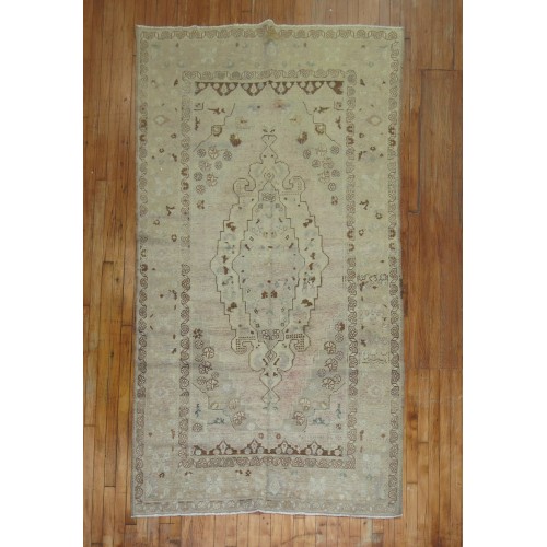 Vintage Turkish Oushak Rug No. 28301