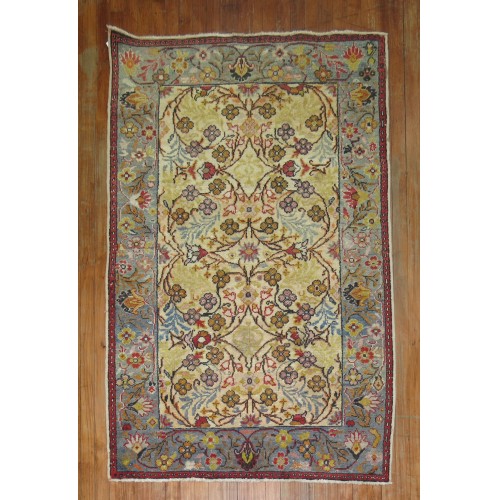 Vintage Turkish Floral Rug No. 28766