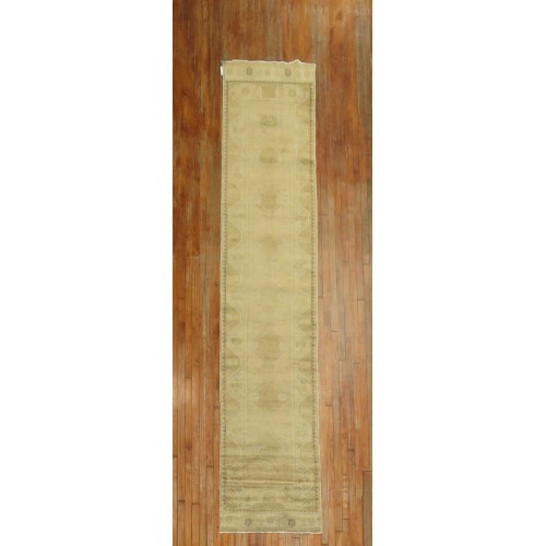 Brown Neutral Turkish Runner No. 29425