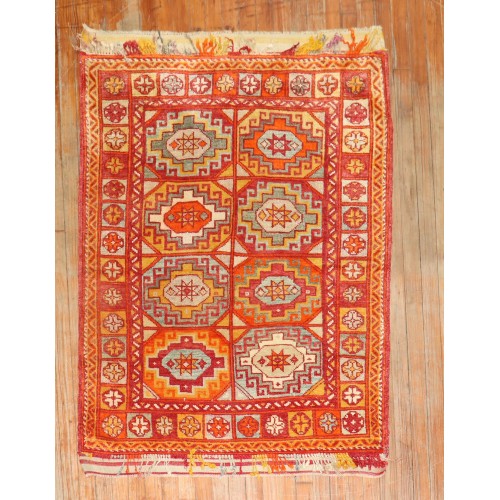 Bohemian Turkish Bergama Rug No. 29467