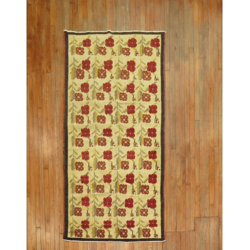 Vintage Turkish Floral Rug No. 29473