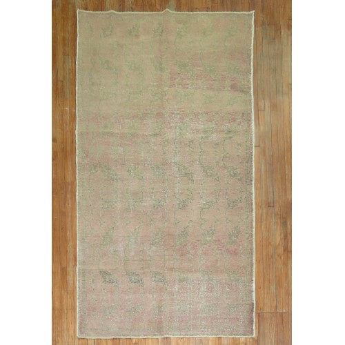 Blush Vintage Turkish Rug No. 29516