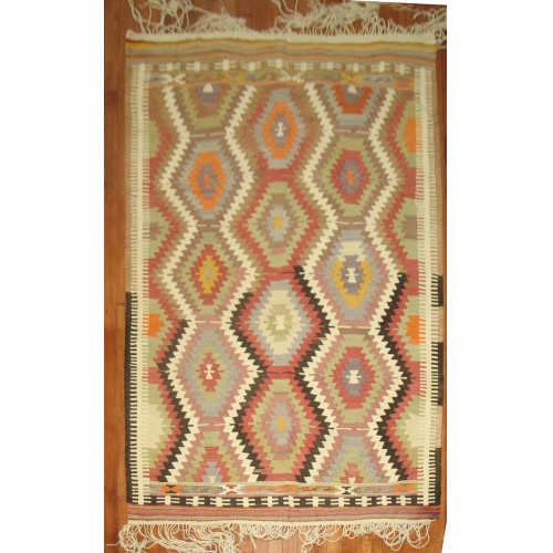 Geometric Turkish Kilim No. 29780