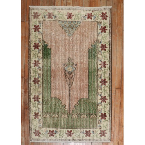 Worn Turkish Prayer Rug No. 29937