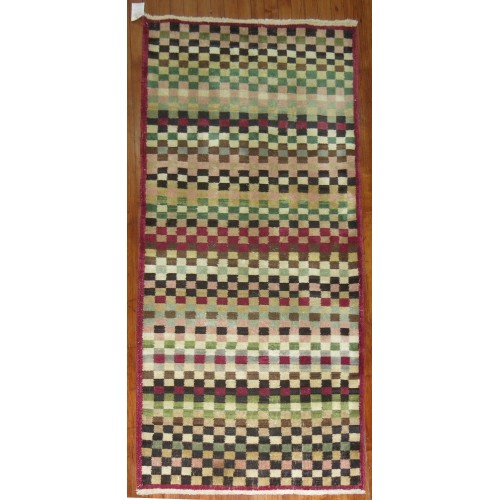 Turkish Checkerboard Runner No. 29954