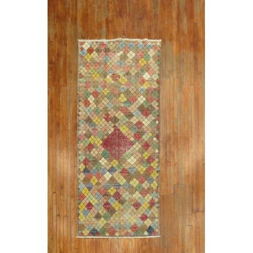 Diamond Motif Deco Gallery RUnner No. 29959