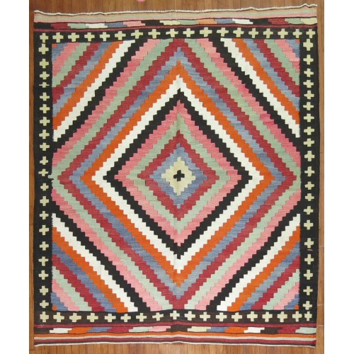 Vintage Square Flatweave No. 30154