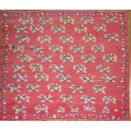 Besserabian Large Square kilim No. 30156