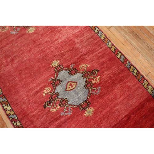 Red Open Design Turkish Runner No. 30243