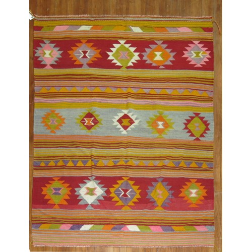 Jazzy Vintage Kilim  No. 30315