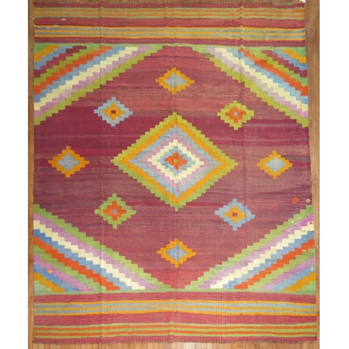 Colorful Vintage Kilim No. 30326